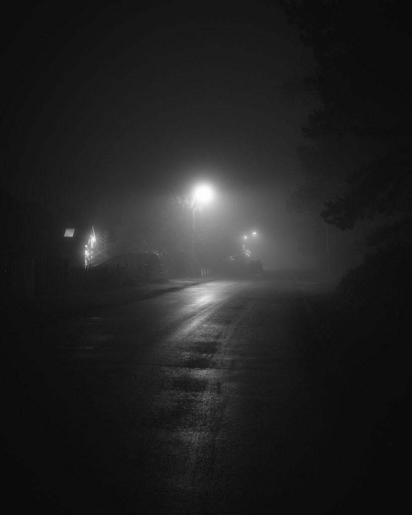 A walk around the block in the fog