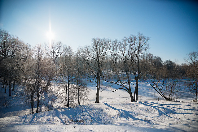 Декабрь в «Тарханах». Зимние виды. Фотограф: А. Семенов