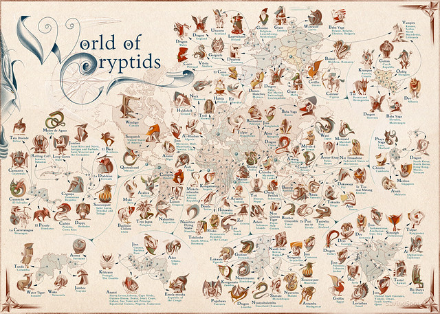 Mapa de Criaturas Mitológicas -01