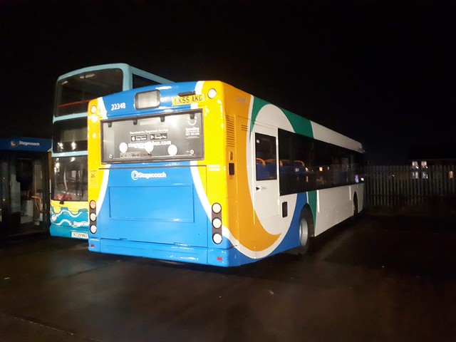 Stagecoach Slatyford 22348 in the new livery painted by Stagecoach wheatsheaf Sunderland. Thank you to Lee Armstrong (driver at slatyford) for the photos