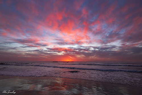 oceanbeach pier ocean clouds sunset sun wideangle nikkor d850 goldenhour