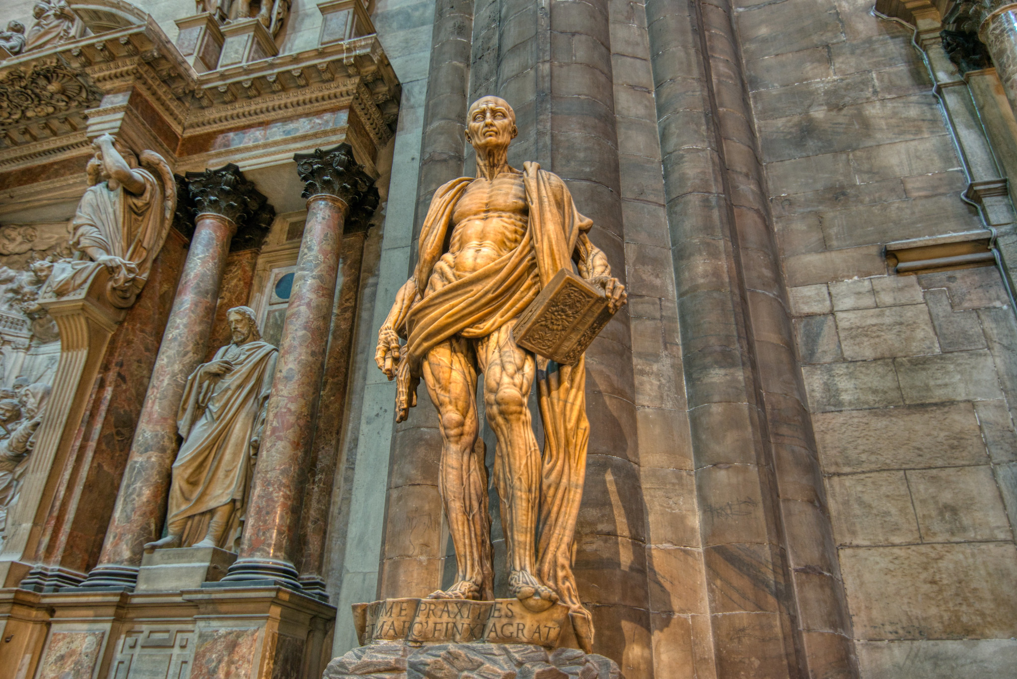 Saint Bartholomew carrying his skin — Duomo di Milano (Milan Cathedral)