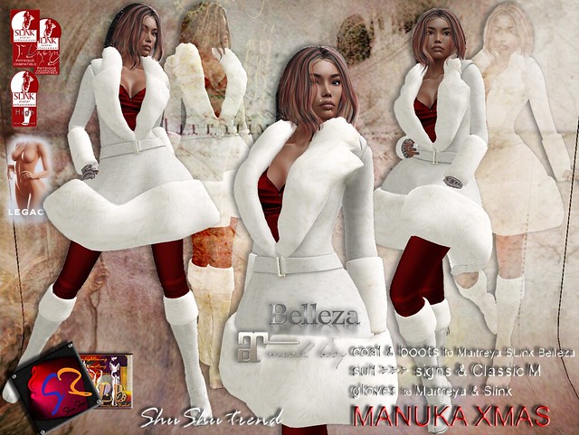 ShuShu MANUKA XMAS special w suit coat boots - 100L only