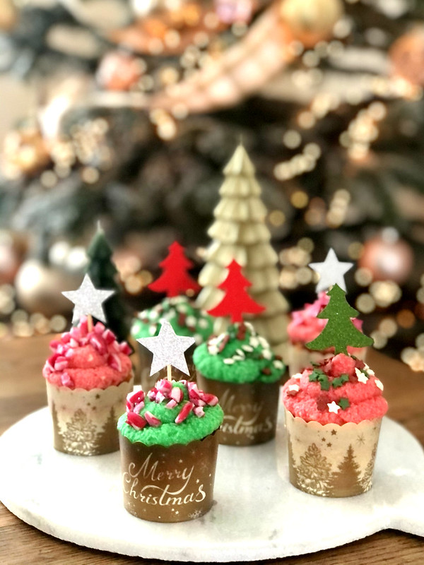 Christmas Peppermint Cupcakes