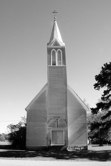 Former Sacred Heart Catholic Church - West of Clarksville in Johnson County, Arkansas