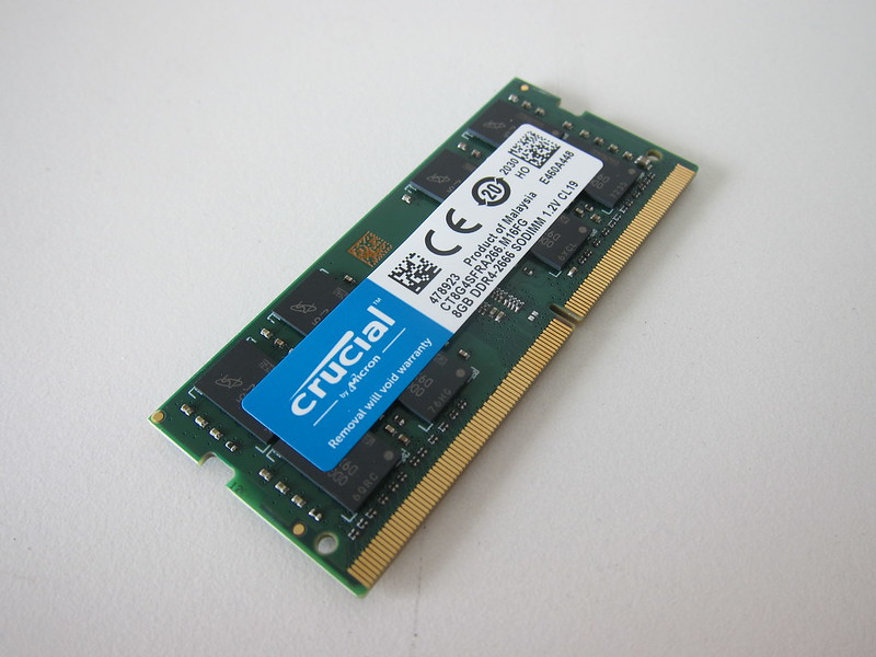 Crucial 8GB DDR4 2666 (PC4-21300) SODIMM 260-Pin RAM