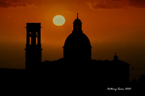 malta mtaħleb rabat church sunset sun silhouette