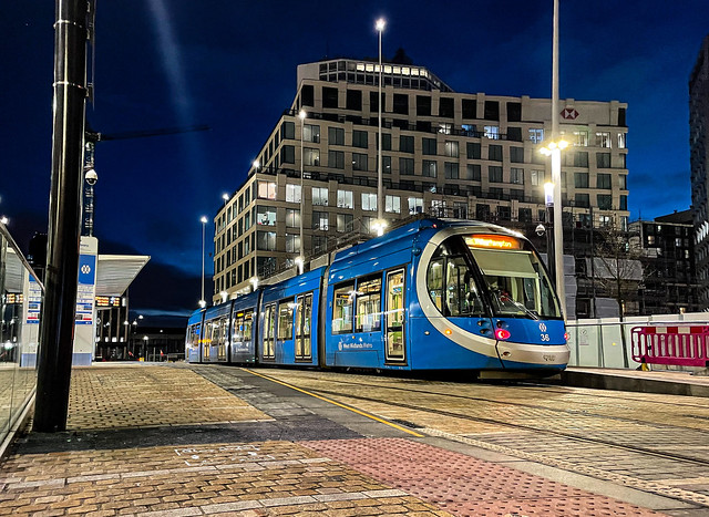 Metro tram in Centenary Square