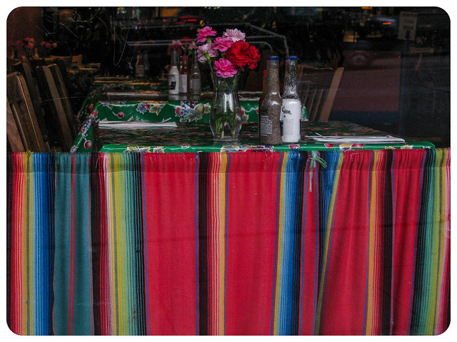 Colorful Restaurant Table