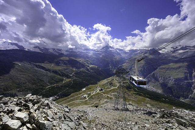 Mountain view from Rothorn - Zermatt - Wallis - Switzerland