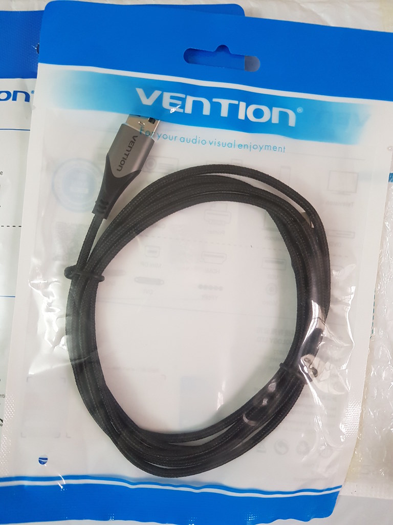 Vention Fast Charge Type C Cable Quick Charge Nylon 3A (Gray 1.5m) rm$9.68 @ Vention Official Shop in Shopee.com.my
