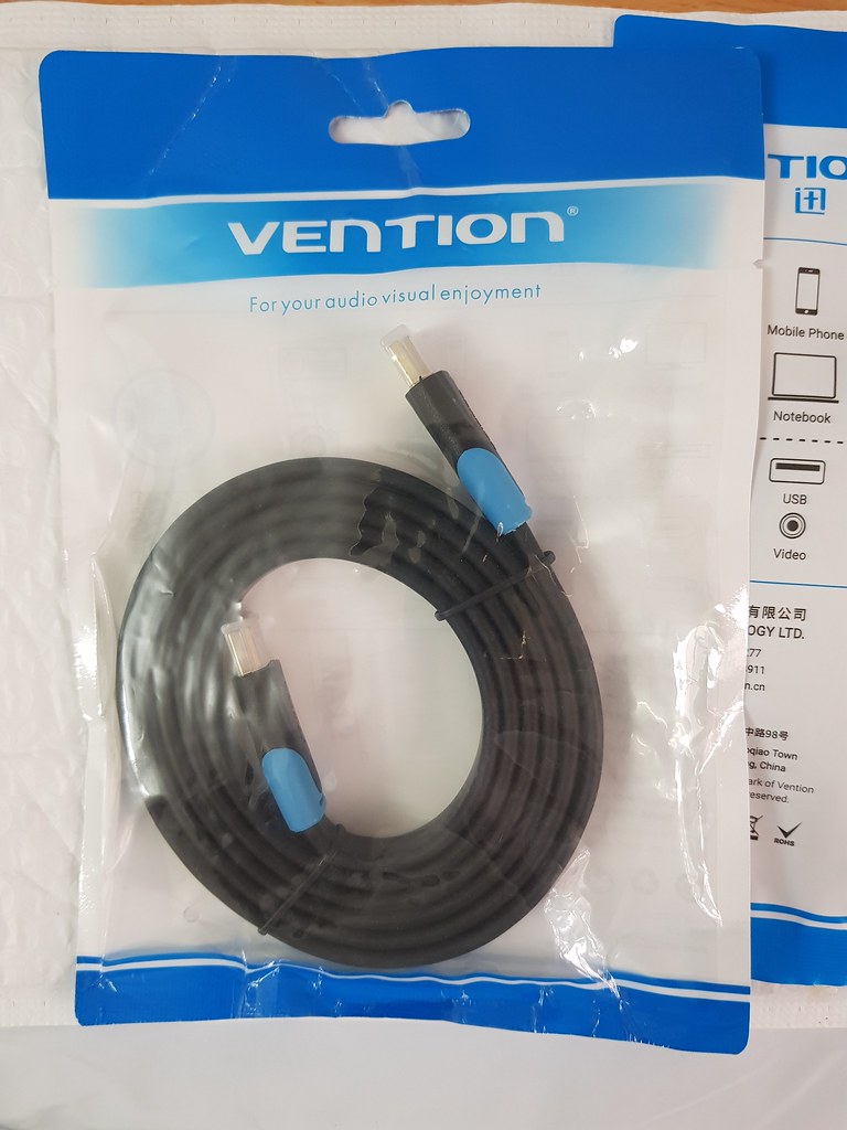 Vention HDMI Cable High Speed HDMI 2.0 (Flat 1.5m) rm$9.67 @ Vention Official Shop in Shopee.com.my