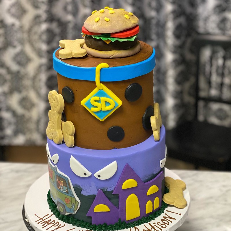 Scooby Dooby Doo Cake by Cornerstone Bakery