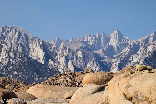 Mt. Whitney - the highest point in the contiguous US - from the Alabama Hills National Scenic Area, California