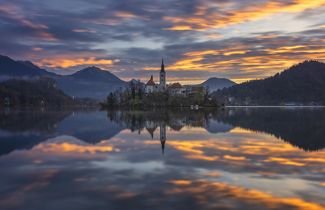 Sunrise, Lake Bled, Slovenia