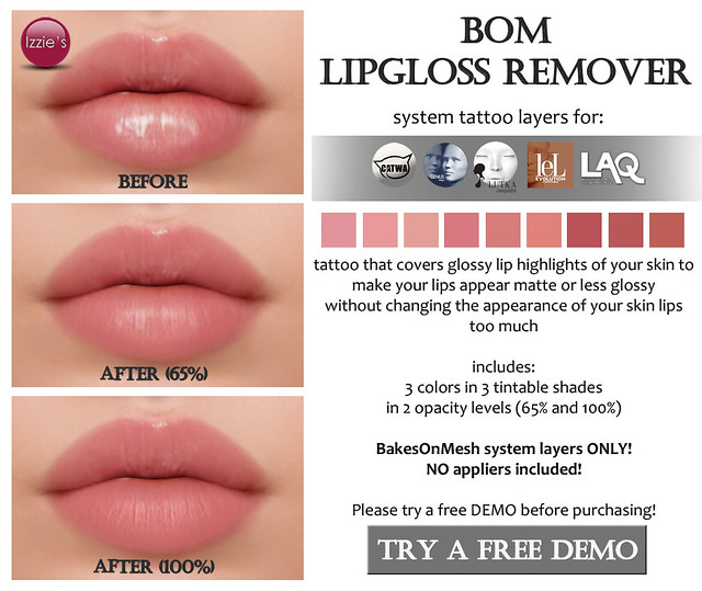 BOM Lipgloss Remover (for FLF)
