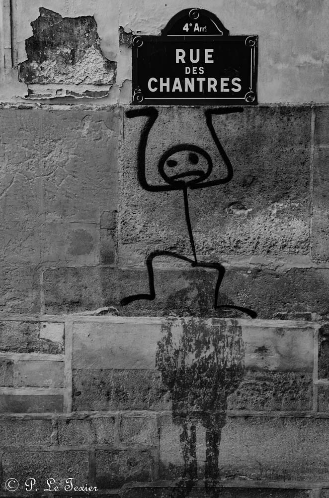 Les déambulations photographiques d'un promeneur solitaire - Paris  rue des Chantres
