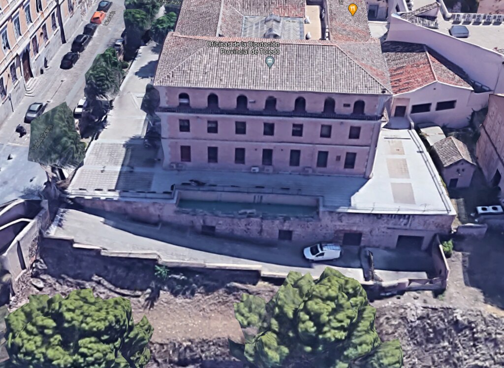 Palacio de Vargas en la actualidad (subsede de la Diputación Provincial). Google Maps.