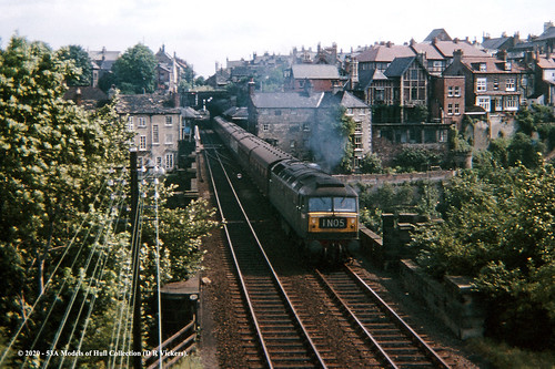 britishrail brush type4 class47 diesel passenger knaresborough northyorkshire train railway locomotive railroad