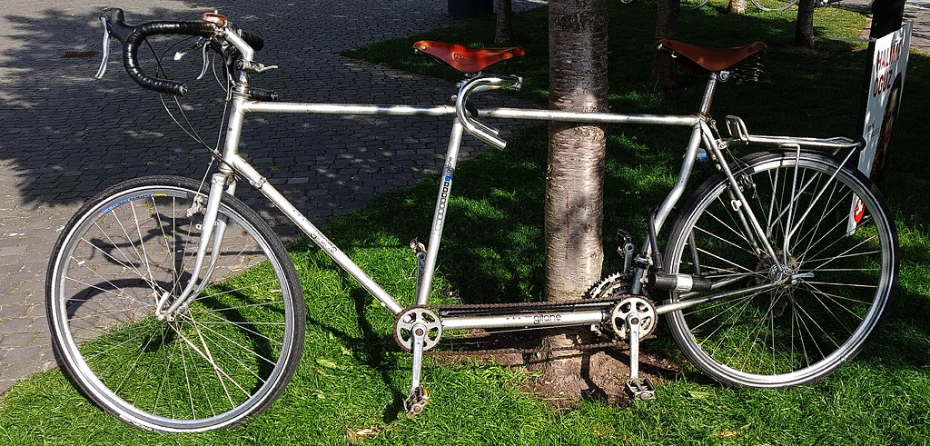 ... and a beautiful tandem bicycle