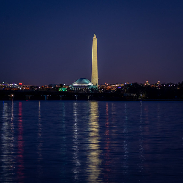 Washington Monument Reflected on the Potomac