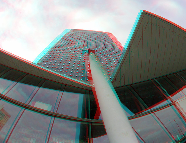 KPN-Building Kop van Zuid Rotterdam 3D GoPro