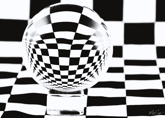 Checker board lens ball IMG_5521-2