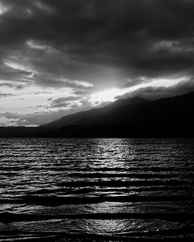Our Last Swim by Maxwell White Photography, landscape portland lake river sunset runrise water mountains