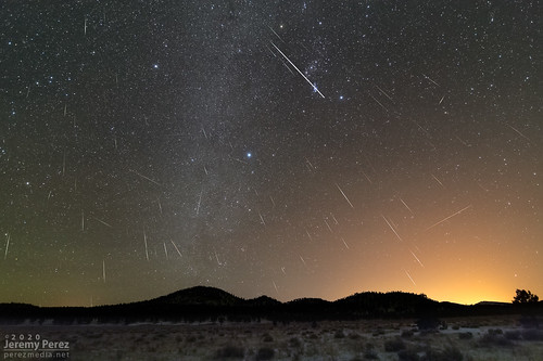 arizona geminid astronomy astrophotography meteor meteorshower nightscape sunsetcrater