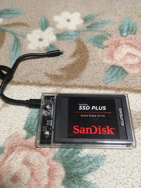 ELUTENG USB Type C 2.5インチ HDD/SSD ケース