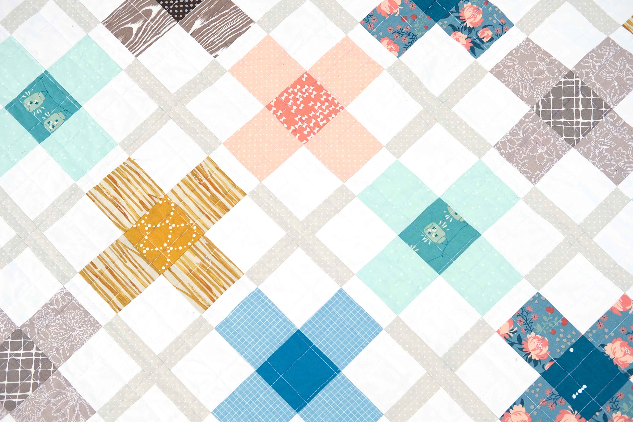The Ruth Quilt (Muted Version) - Kitchen Table Quilting