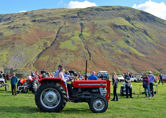 Tractor riding in Cumbria