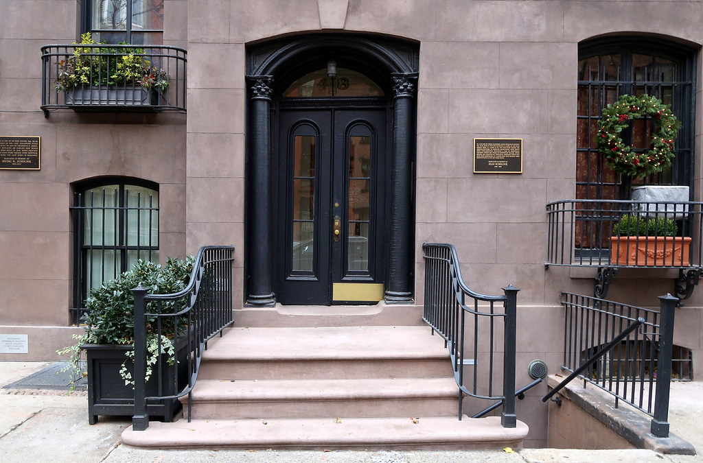 Comfortably settled:  48 West 12th Street (1854), Greenwich Village, New York