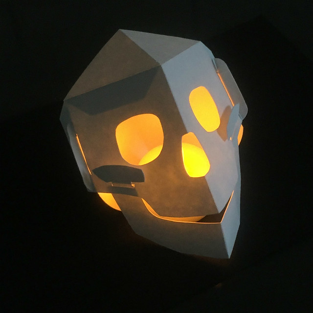 Paper Skull Lantern