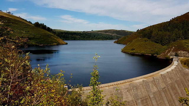 The scenery of Mid-Wales and Llyn Clewedog