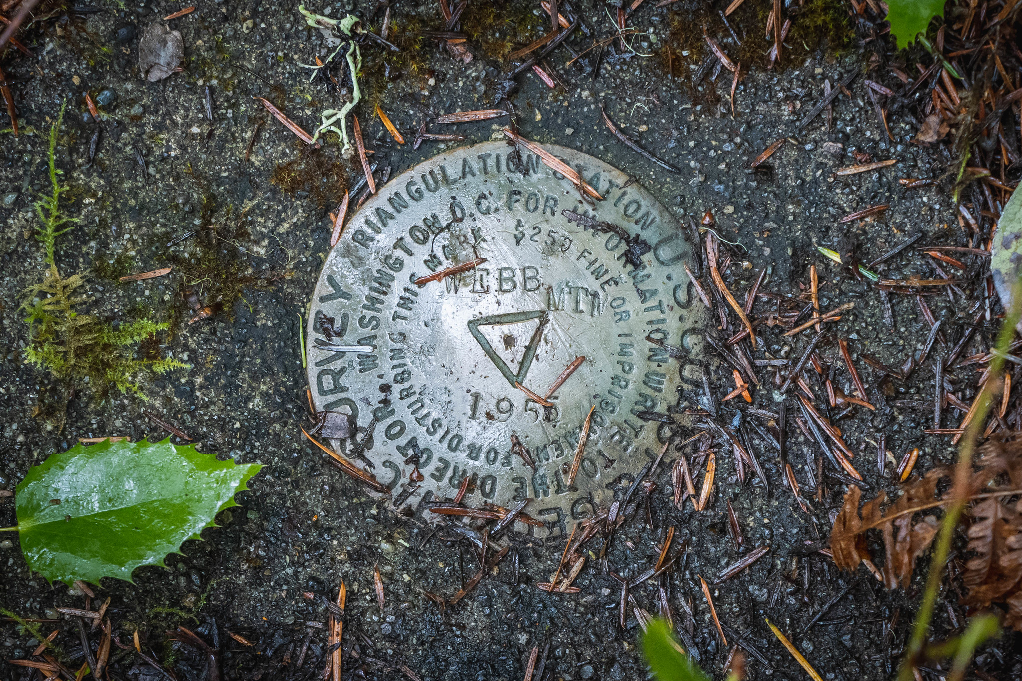 USGS marker
