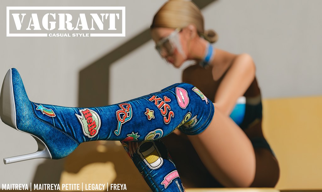 -[ vagrant ]- Natalie Set – Boots close-up @The Epiphany and FB Giveaway