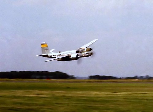 A-26C Invader N3710G at Leicester 1979