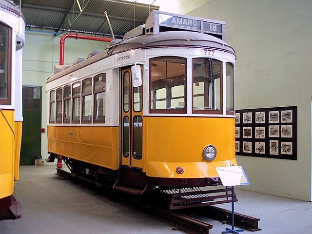 Carris tram museum Santo Amaro, Lisboa