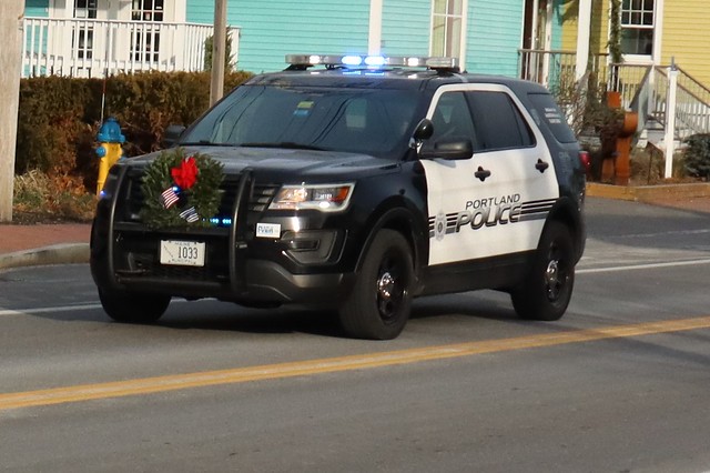 Portland, Maine Police Squad Car