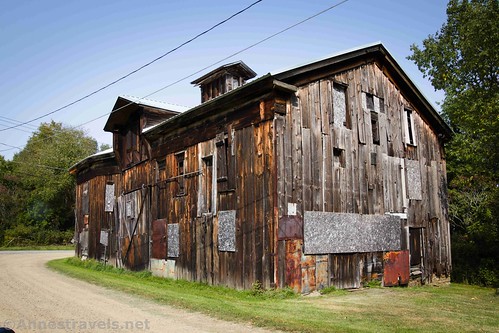 The old Genesee Valley Canal Warehouse, Belfast, New York