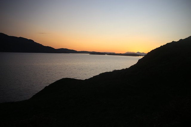 Loch Morar at dusk