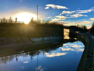 Sunset - Hartington - Chesterfield Canal 14 Dec 20