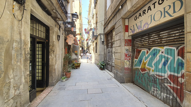 beautiful barcelona streets