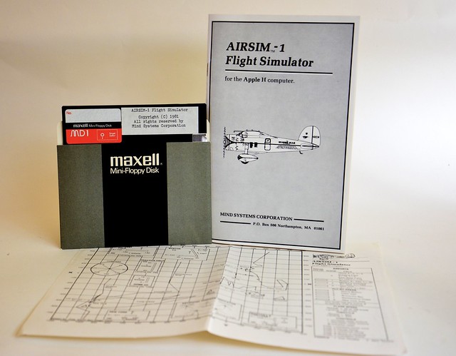 Flight Simulator 1 sur Apple II (1981)