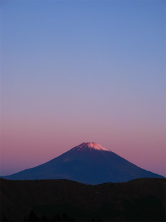 Mt. Fuji: The light shine through