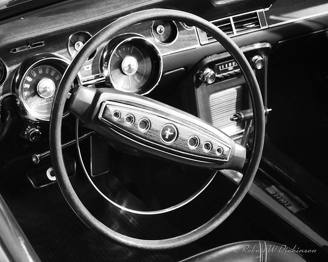 Classic Mustang Steering Wheel on Film