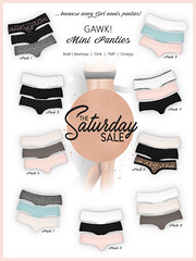GAWK! Mini Panties @ Saturday Sale