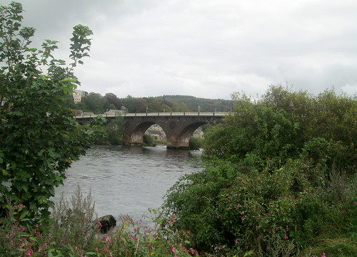Perth Bridge and River Tay from North Inch
