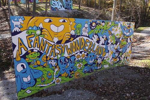waverly tn tennessee humphreyscounty waverlywalls wallsartpark artpark graffiti wall art bmok bmok2 fantasy wonderland
